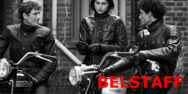 Belstaff trousers and Jackets in Leather and Waxcotton for motorcycling at Restless shop in Munich